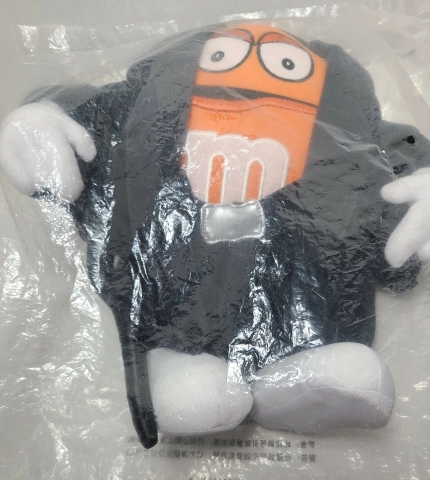 2005 Star Wars M&M's Chocolate Mpire Personagem Laranja como Pelúcia Palpatine NOVO - Imagem 3 de 4