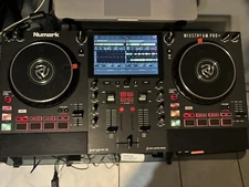 Numark Mixstream Pro Standalone Music Streaming Double Deck Controller - Black