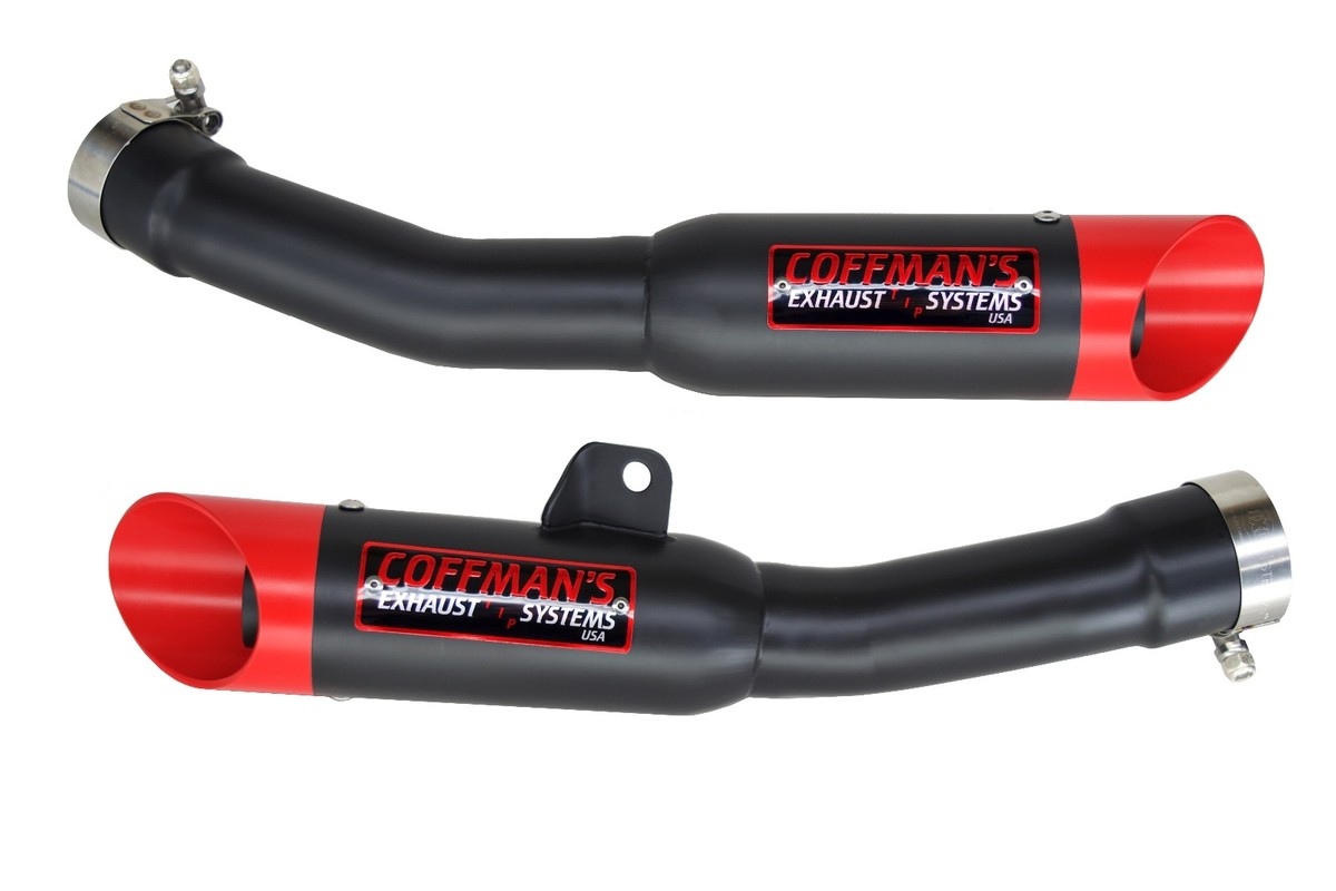 Kawasaki Ninja ZX14R 2006 2007 Coffman Shorty Exhaust Slip