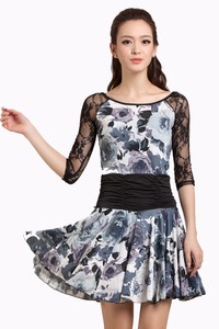 SGD19AP New Women Ballroom Latin Rhythm Salsa Swing Country Dance Dress
