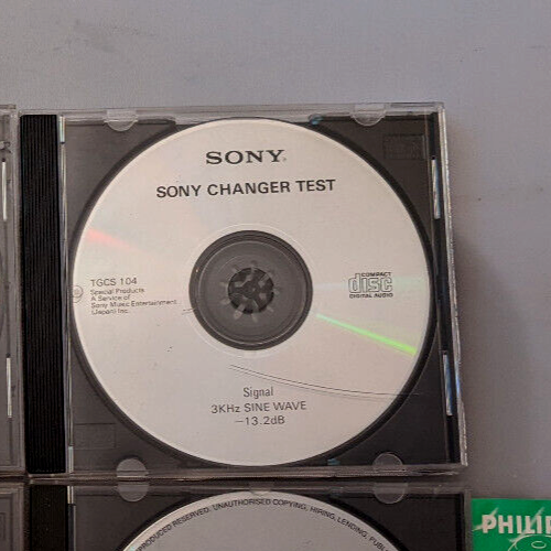 Assorted Test CD: Sony Type 4,Sony Changer Test,Moss Music Assorted Test CD: Sony Type 4,Sony Changer Test,Moss Music