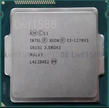 Intel Xeon E3-1270 V3 LGA 1150 3.5GHz quad-core 8-thread 8MB 3-level cache CPU