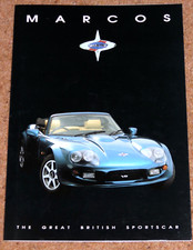 MARCOS MANTARA Sales Brochure circa 1992-1996 - Coupe & Spyder 4.0 & 4.5 Sport