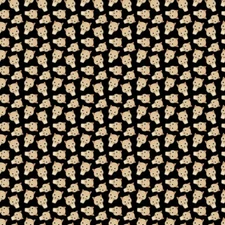 Feline Drive Fabric MEOWLOWEEN Kitty Skulls Cats Jet - Fat Quarter (18"x22") FQ