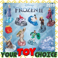 McDonald's 2019 FROZEN 2 Elsa Olaf DISNEY Snowman Movie Winter YOUR Toy CHOICE