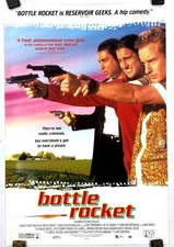 1996 Bottle Rocket Wes Anderson Luke Owen Wilson Cult Classic Video Store Poster