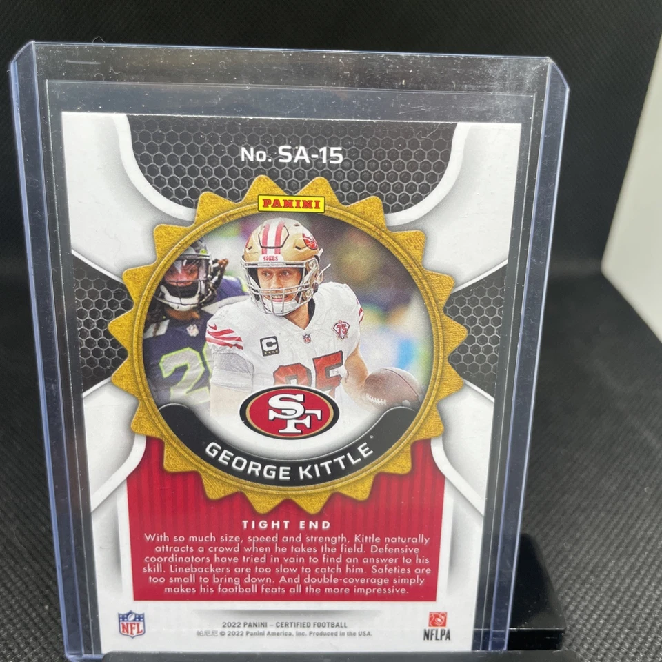 George Kittle : Seal Of Approval 2022 Panini -49ers - Image 2 of 2