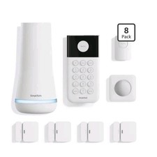 SimpliSafe Home Security System with Smart Alarm, 8 Piece White New Sealed Box