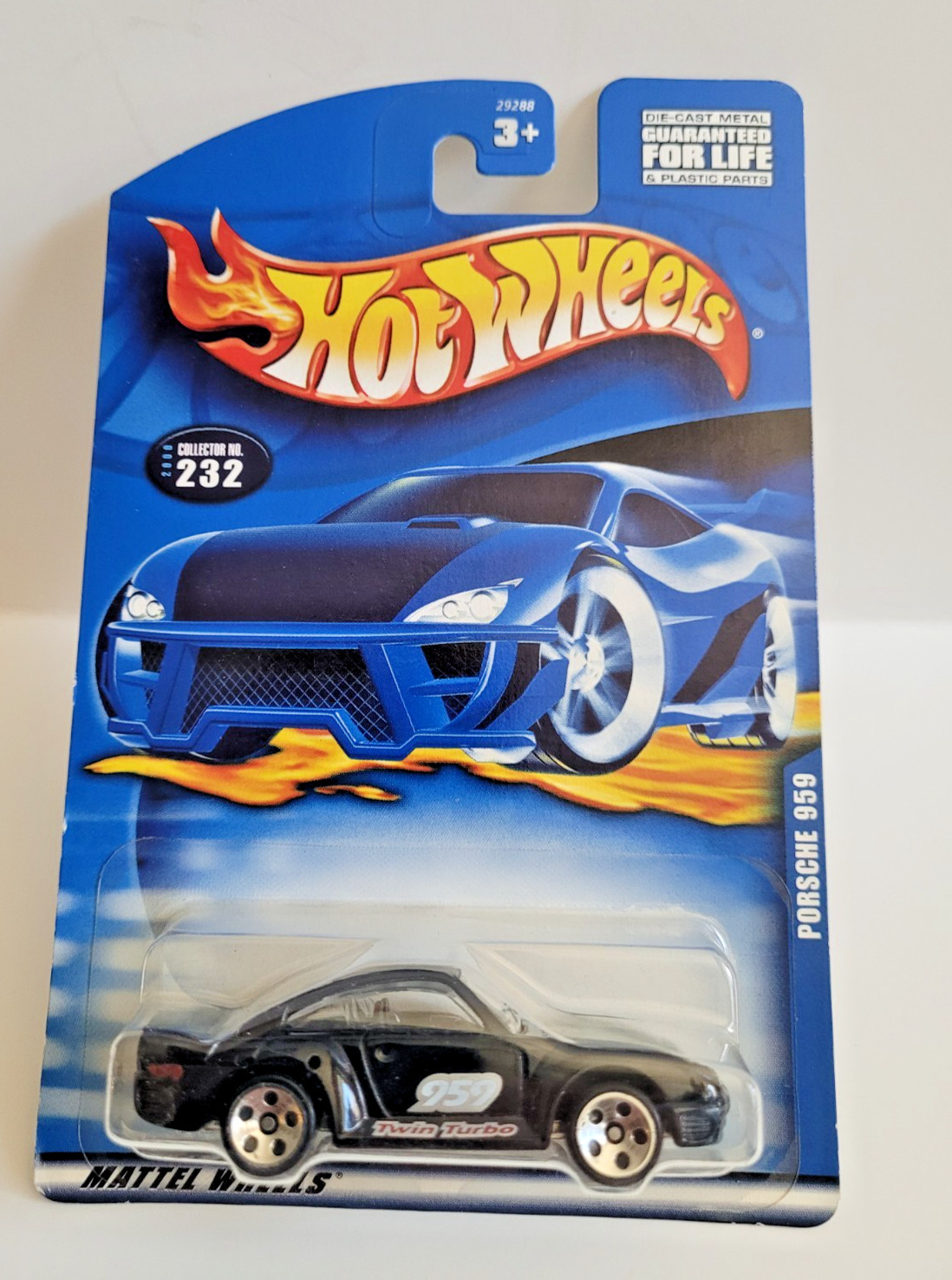 Hot Wheels 2000  # 232 Porsche 959 Black