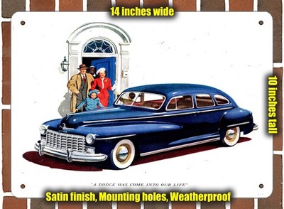 Metal Sign - 1948 Dodge 2 - 10x14 inches