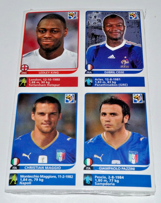 PANINI World Cup 10 South Africa 2010 - 80 Update Sticker Set Nachnominierung