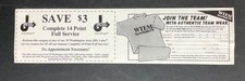 VTG Washington Redskins 'Hail Skins' Souvenir Sticker NFL Jiffy Lube/WTEM 570!
