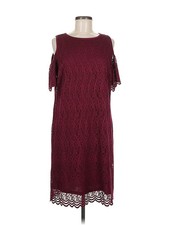 Nine West Women Red Casual Dress 6