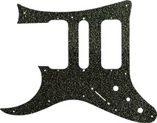 WD Custom Pickguard For Left Hand Ibanez 8 String TAM10 #60BS Black Sparkle