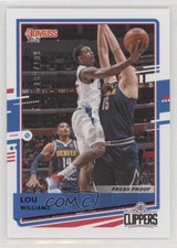 2020-21 Panini Donruss Press Proof Purple 168/199 Lou Williams #38 1o2