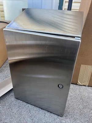 NVENT HOFFMAN  CSD16128SSST STAINLESS ENCLOSURE SLOPE TOP 16X12X8 TYPE 4X NEW