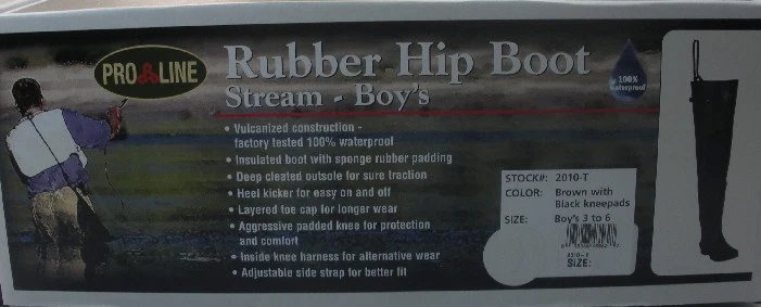 Proline 2010-6 Boys Non-Insulated Hip Boot Size 6 - Image 3 of 3