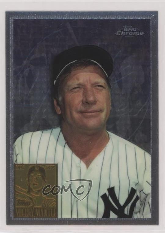 1996 Topps Chrome Mickey Mantle #7 HOF 12g7