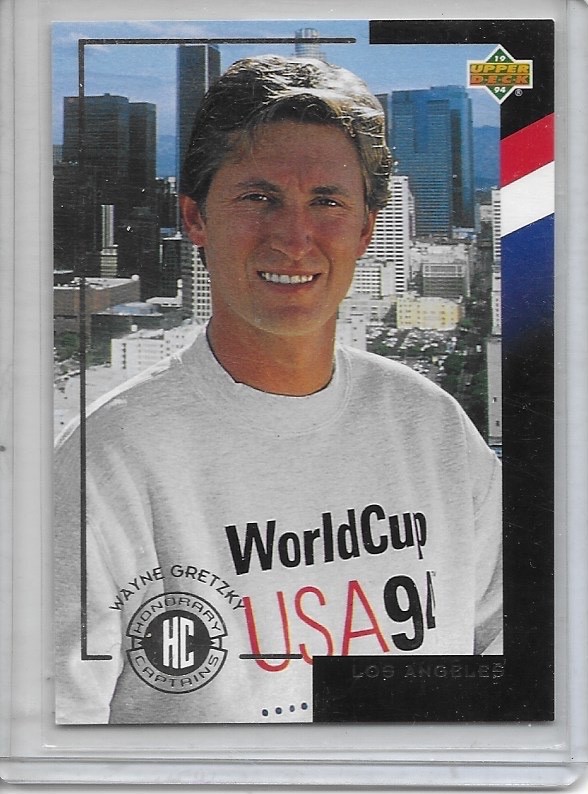 1994 Upper Deck World Cup English/Spanish Honorary Captains Wayne Gretzky  LA