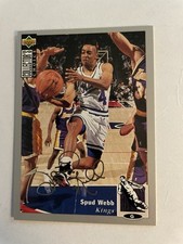 1994-95 Collector's Choice Silver Signature #89 Spud Webb Basketball Card