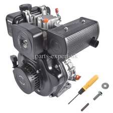 Black 247cc3600w 4 Stroke Heavy Duty Single Cylinder Diesel Motor Engine 5hp
