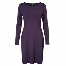 Lauren Ralph Lauren XS Long Sleeve Bodycon Sweater Knit Purple