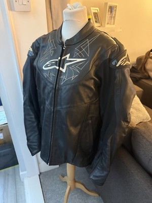 ALPINESTARS HERREN LEDER MOTORRAD JACKE EUR GRÖSSE 58 