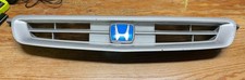 96-98 Oem Honda Civic Grill Silver Paint Blue Emblem From Hx 96-98 Oem Honda Civic Grill Silver Paint Blue Emblem From Hx
