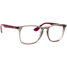 Ray-Ban Eyeglasses RB 7047 8083 Transparent Grey/Bordeaux Square Frame 52-17 145