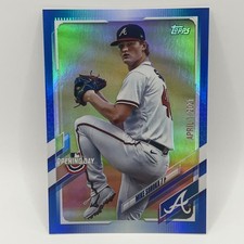 2021 Topps Opening Blue Foil Mike Soroka #75 ATL