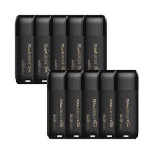 TEAMGROUP C175 64GB 10 Pack USB 3.2 Flash Drive Matte Black