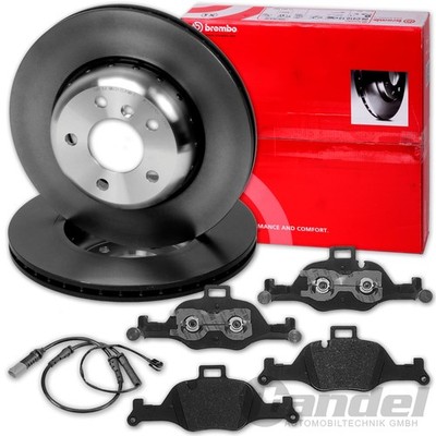 brembo BREMSSCHEIBEN 348mm+ BELÄGE VORNE passend für BMW 5er G30 G31 6er 7er G11