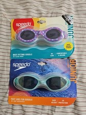 2 Pack Speedo Junior Swim Goggles