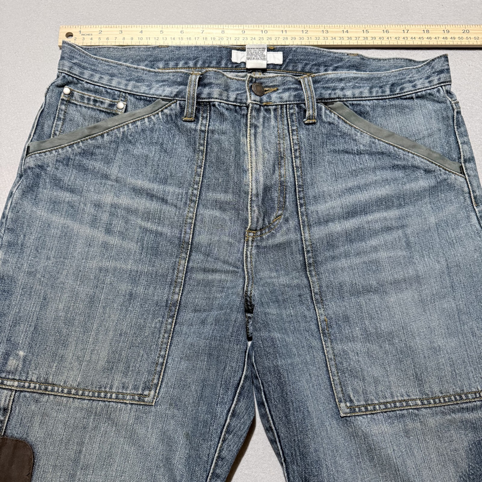 Armani Exchange Patchwork Carpenter Jeans Men's B… - image 10