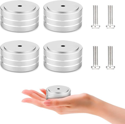 4X Hifi Speaker Spikes Isolation Feet Pad, Aluminum 40X20Mm Audio Stand Feet Amp