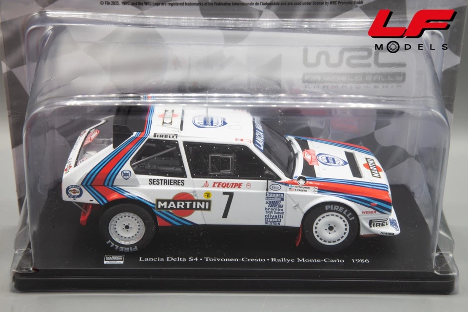 1:24 Lancia Delta S4 Rallye Montecarlo 1986 Toivonen - WRC Collection - Immagine 2 di 3