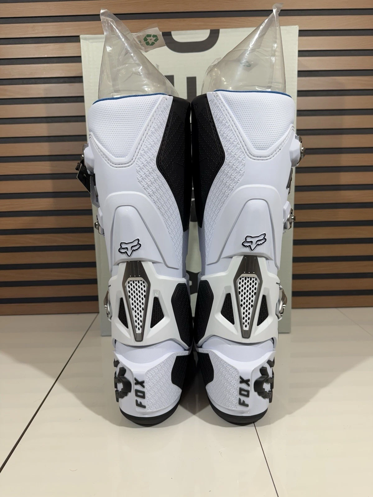 Fox Racing Instinct Motocross MX Boots Mens Size 11 White / Black