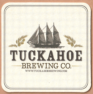 Tuckahoe Brewing Co  Beer Coaster Egg Harbor Township NJ