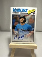 2026 Topps Heritage HERIBERTO HERNANDEZ RC #ROA-HH Real One Auto - Marlins
