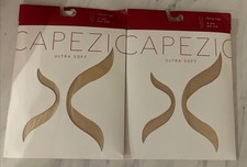 CAPEZIO Ultra Soft Stirrup Tights 1961 SHB Shortbread New Sealed Dance Sz S/M