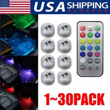 Colorful Led Lights Car Interior Accessories Atmosphere Lamp W Remote Control