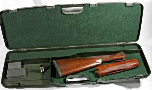 PRL) FOOTBALL WALNUT + ROD X RIFLE FRANKS + CHOKE + CASE FAUSTI HUNTING