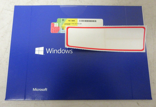 Microsoft Windows 7 Professional PRO LCR 64 bit CD w/Product Key
