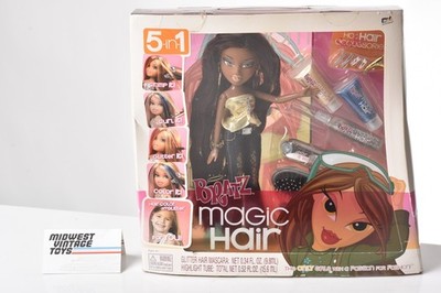 NIB Bratz magic hair SASHA MGA 352297 Curl Crimp 5 in 1 BRATZ See Box Ph G1N
