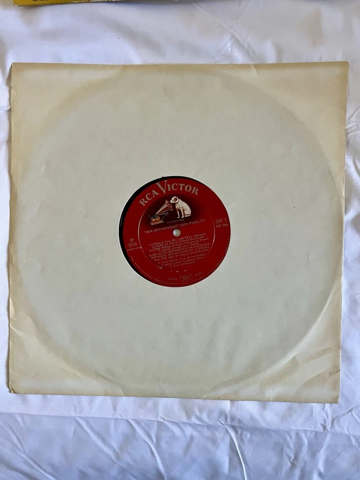 RCA Victor SP-33-50 Breck Beautiful Hair Promo LP 1950s Hi-Fi Golden Age Rare - Image 3 of 4