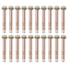 20 Pack Hex Expansion Bolt M6x70mm Galvanized Steel Concrete Wall Anchor Bolt