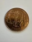 1985 Vintage Orig Kenner Star Wars POTF Scout Dulok Ewoks Bronze Coin