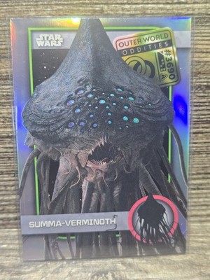 2025 Topps Chrome Star Wars Summa-Verminoth Outer World Oddities REFRACTOR UO-21