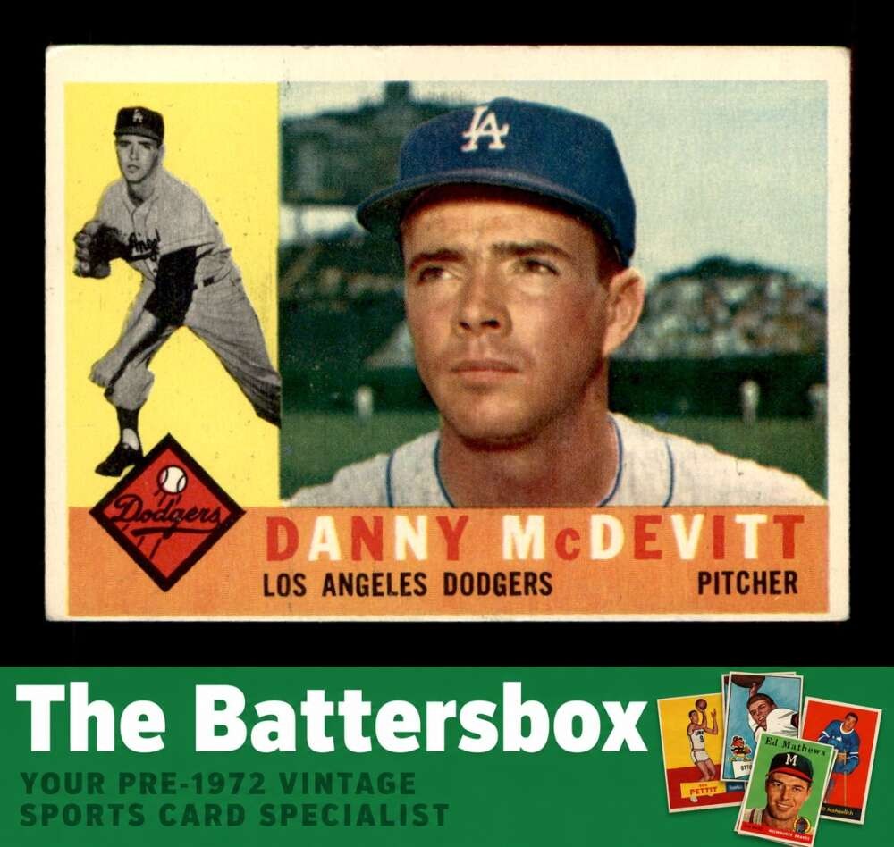 1960 Topps #333 Danny McDevitt   VG/VGEX X3760341
