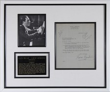 GEORGE GERSHWIN - TYPED LETTER SIGNED 09/14/1931